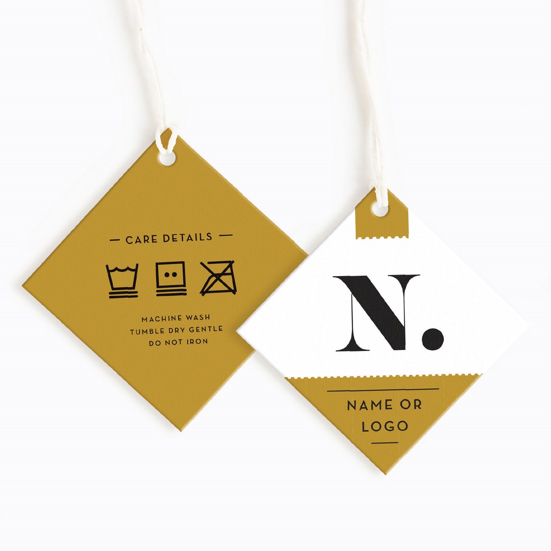 Care Tags Wash Care Labels Clothing Tags Custom Care Instruction Tags