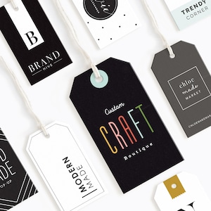 Custom Clothing Tags, Custom Business Card Tag, Hang Tag