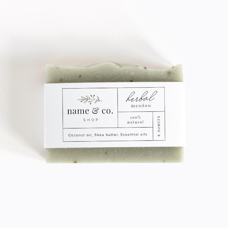 Custom Belly Band | Custom Soap Sleeves | Paper product sleeve | Custom Soap packaging image 1