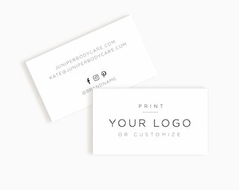 Minimalist Business Card | Simple Business Card design | Personalized Business Stationery | Calling Card