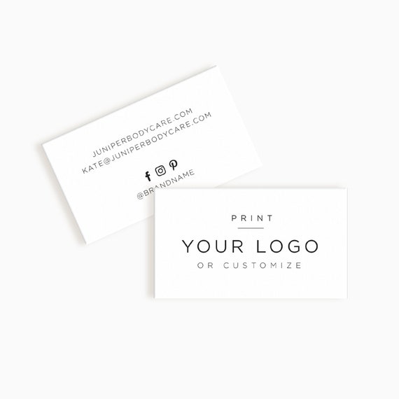 Minimalist Business Card Simple Business Card Design 