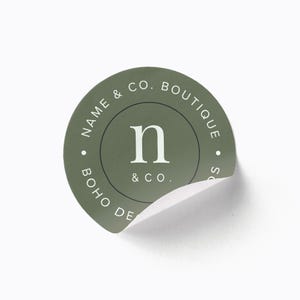 Custom Logo Stickers: Matte Product Packaging Labels