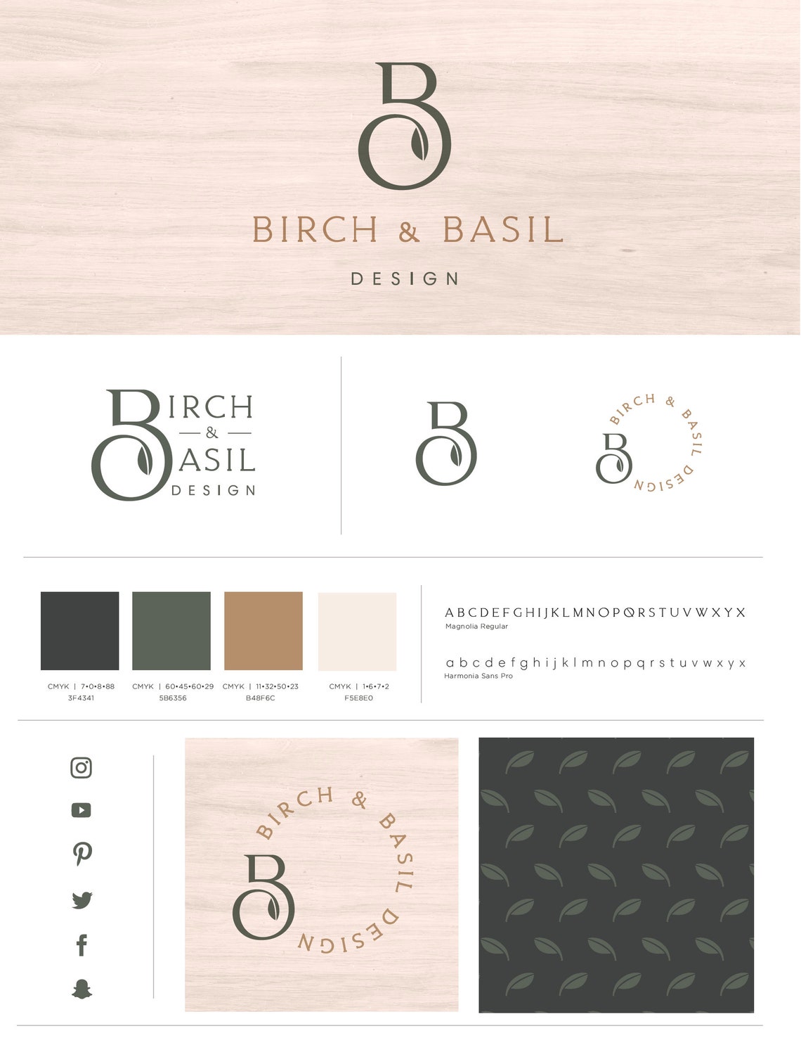 Brand Development Package Custom Logo Design: Professional Brand Development Package - Etsy