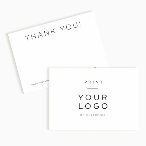 Custom Thank You for Your Order Cards Template Card Thank You Etsy