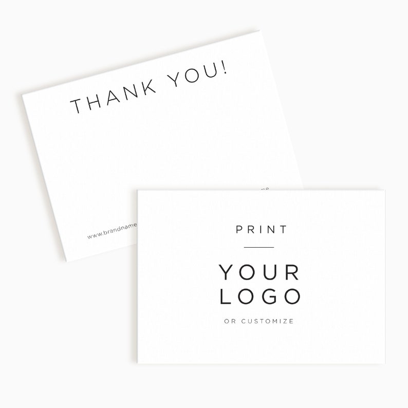 Thank you for your purchase Custom Thank You Cards Thank you for your order Discount Code Card image 1