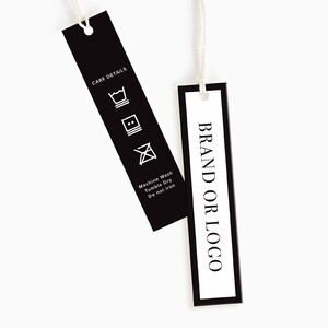 Clothing label, Custom hang tag, Custom clothing tag, logo tag, custom clothing labels, custom hang tags, Product tag with string, image 7