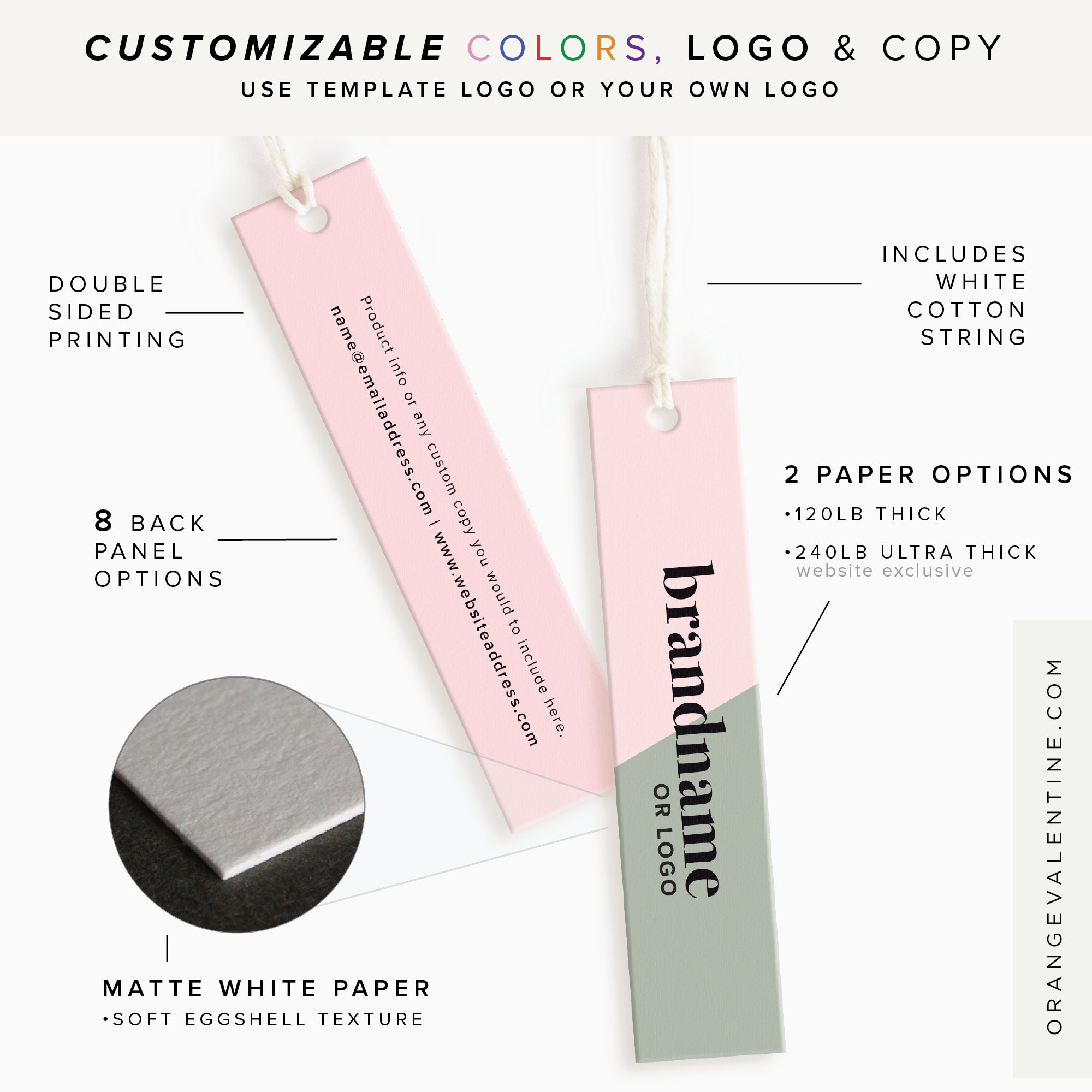 Clothing Label Custom Hang Tag Custom Clothing Tag Logo Etsy Australia