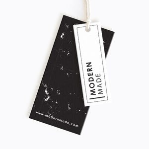 Custom Clothing Swing Tags: Layered Design, Personalized Labels
