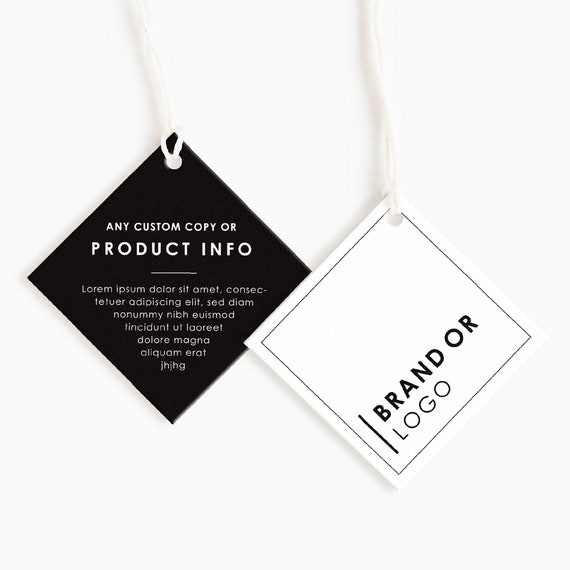 Custom Tags for Handmade Items Product Tag Custom Clothing Labels Swing Tags  