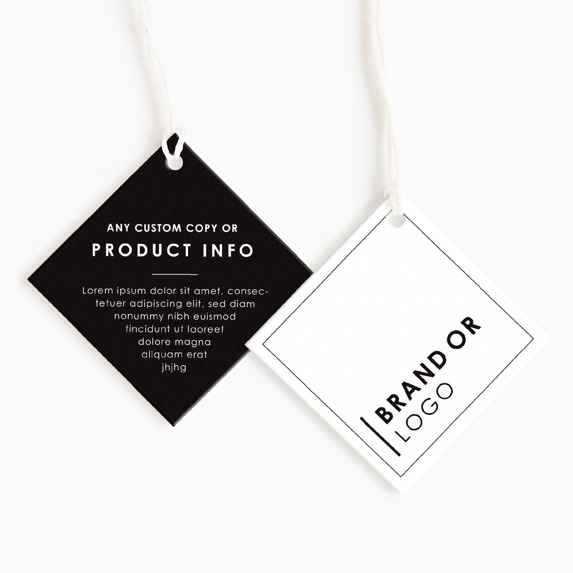 Custom Tags for Handmade Items Product Tag Custom Clothing - Etsy