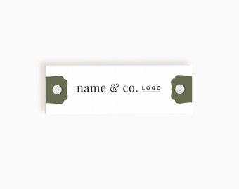 Wrap tags | Custom Product Labels | Custom Clothing Labels | Tags for clothing | Paper Wraps