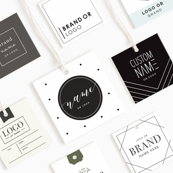 Custom Clothing s Handmade Product Label Business Etsy