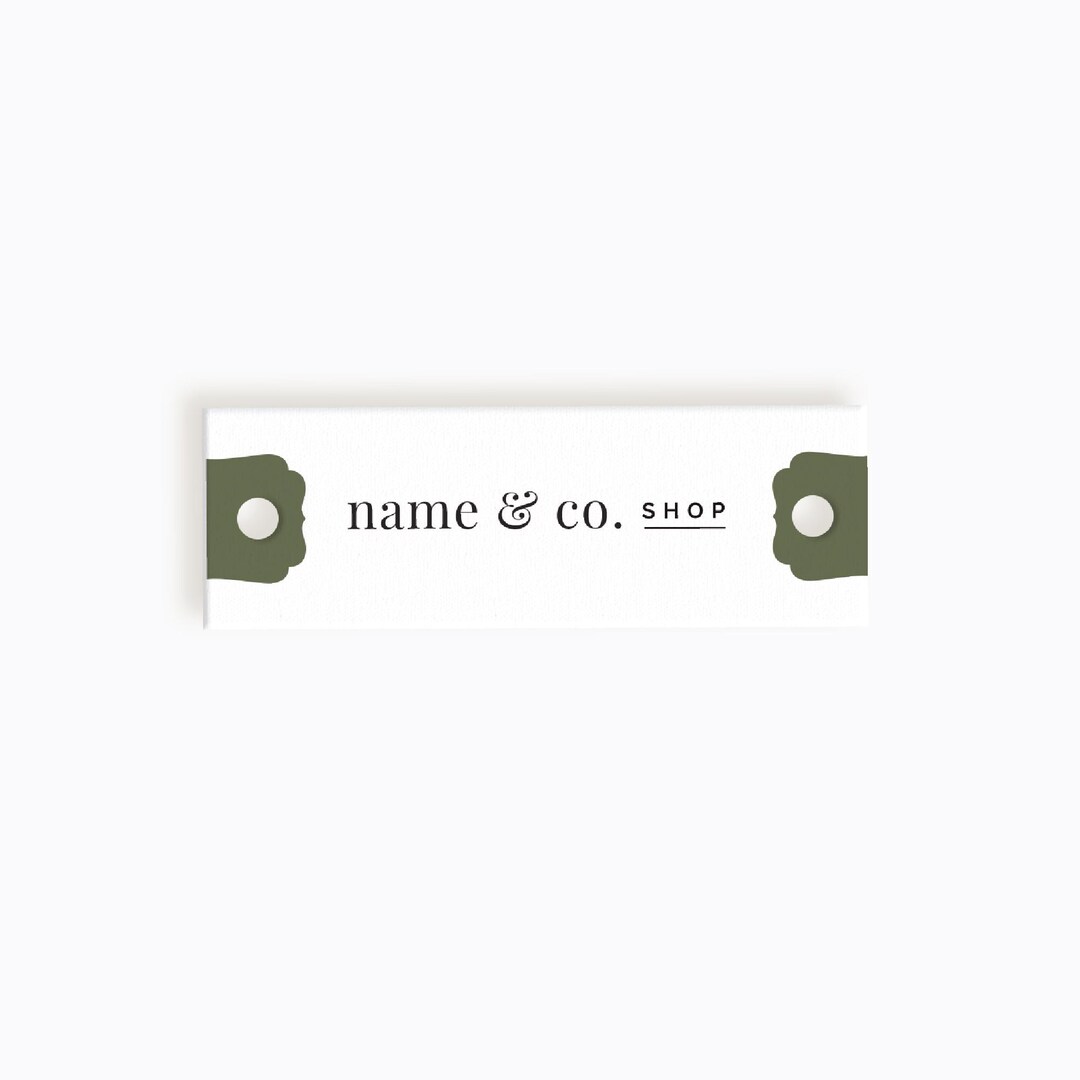 Custom Product Wrap Tags: Personalized Clothing Labels - Etsy