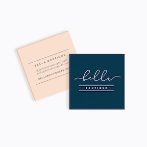 Feminine Business Card Design: Custom Contact Cards