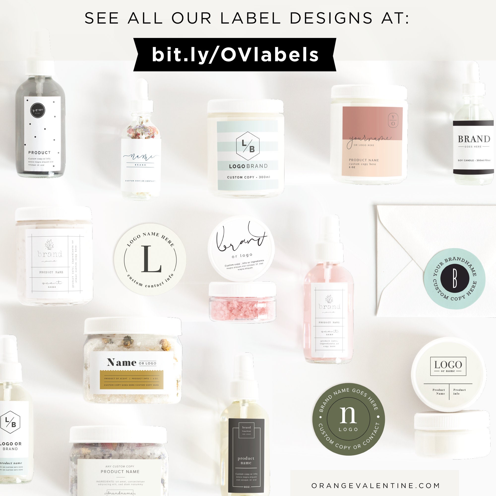 Custom Cosmetic Labels: Personalized Packaging Stickers - Etsy