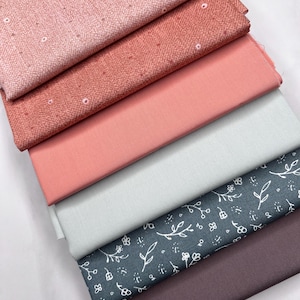 Curated Fabric Bundle| Fat Quarter Bundle | Half Yard Bundle| 6 AGF Seedling and Suzy Quilts Solids | Precut Bundle | Art Gallery Fabrics