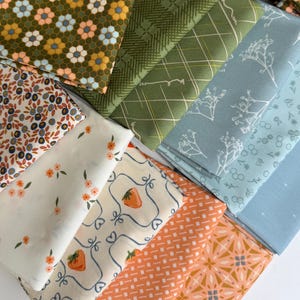 Summer Homestead Fat Quarter Bundle/Quilt Fabric/ AGF image 1