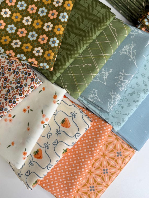 Summer Homestead Fat Quarter Bundle/Quilt Fabric/ AGF