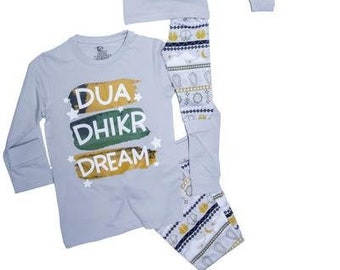 Muslim Family Pajamas - Dua Dhikr Dream Matching Pjs, My First Ramadan, Ramadan Pajamas, Ramadan shirt, Eid Jammies, Muslim Pjs