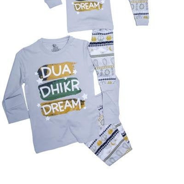 Muslim Family Pajamas - Dua Dhikr Dream Matching Pjs, My First Ramadan, Ramadan Pajamas, Ramadan shirt, Eid Jammies, Muslim Pjs