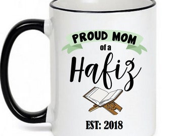 Hifz Gift, Hafiz Gift, Muslim Parent Gift, Muslim Mom Mug, Islamic Mug, Memorizing Quran gift, ramadan , eid gift, muslim mug