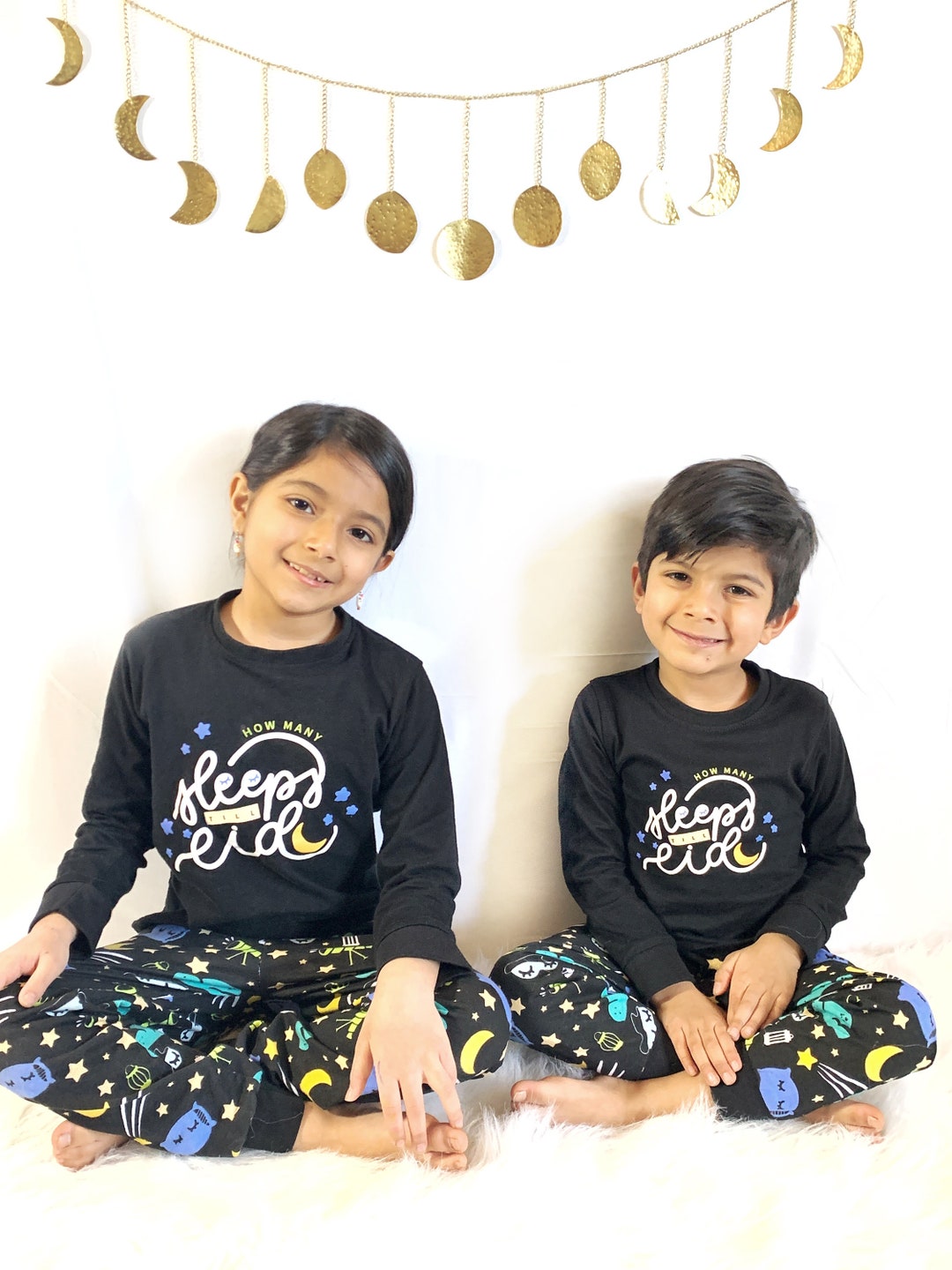 Kids Eid Pajamas How Many Sleeps Till Eid, My First Ramadan, Ramadan
