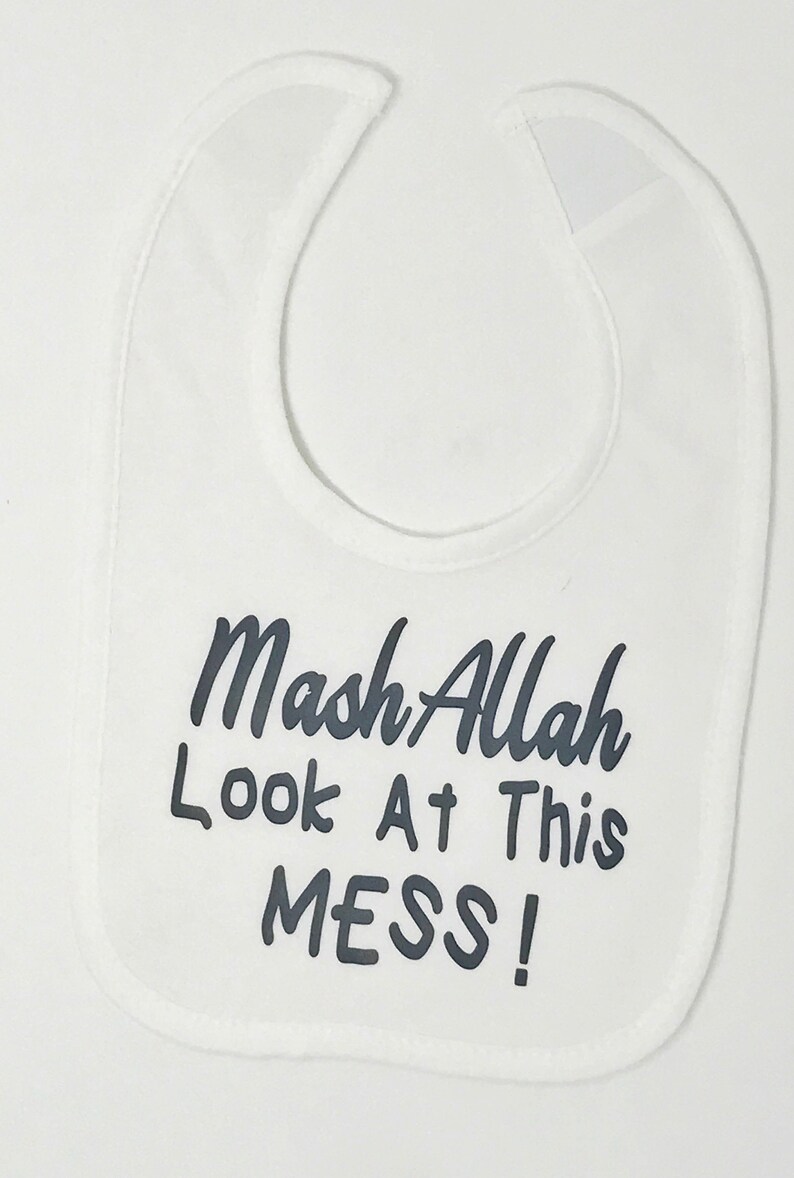 Cute Custom Bibs Baby Bib Muslim Baby Bib Islamic Bib Eid Etsy