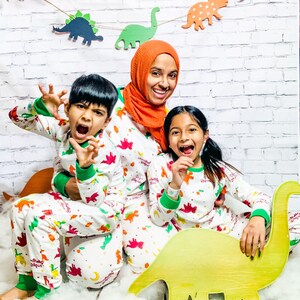 Clearance Kids Eid Pajamas RAWRmadan Nights, Dinosaur Pyjamas, My First Ramadan, Ramadan Pajamas, Ramadan shirt, Eid Jammies, Muslim Pjs image 4
