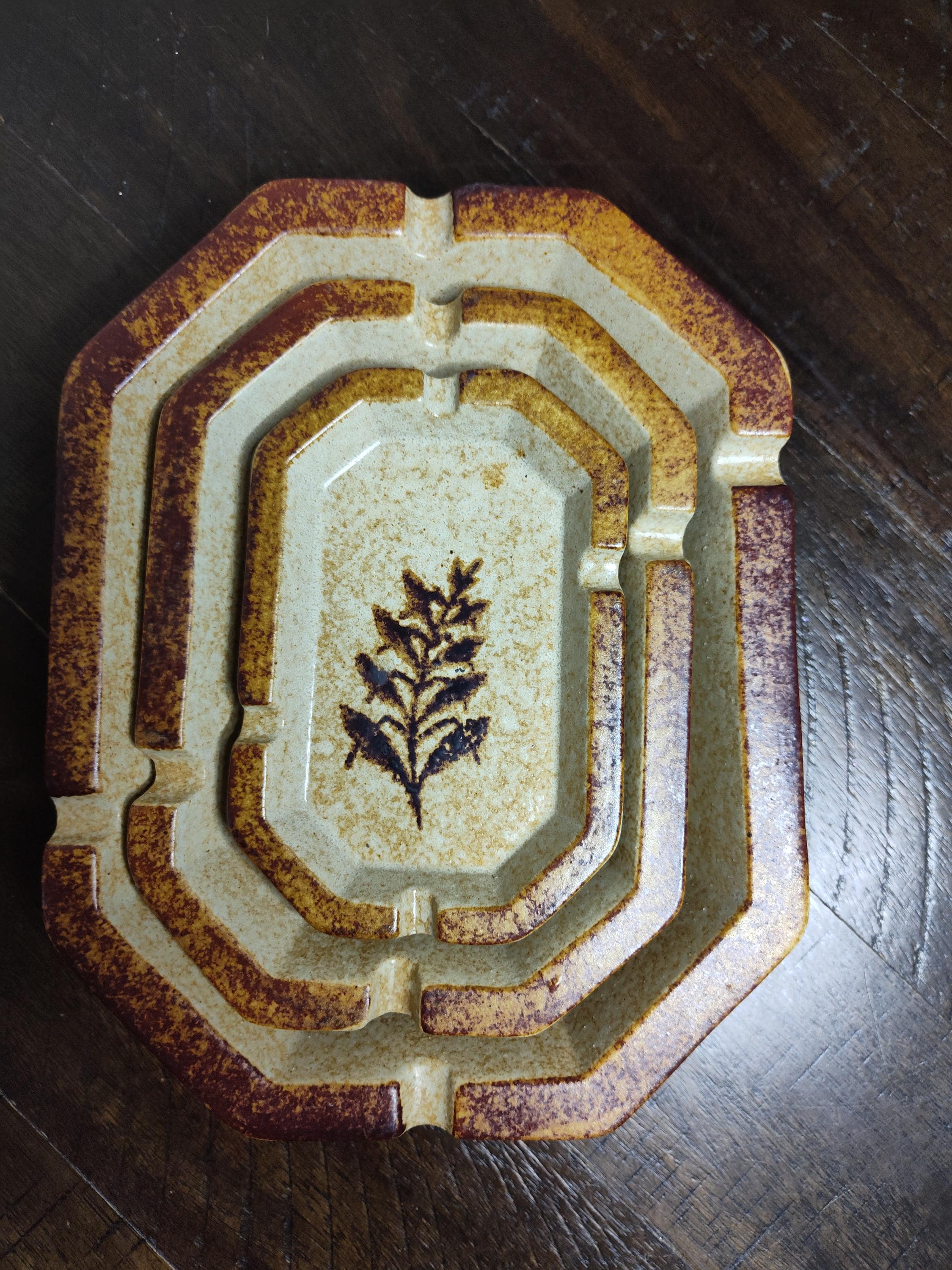 ミッドセンチュリー 陶器 オブジェ 灰皿 インテリア小物 no.2 ミッド