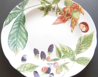Dos platos de ensalada/postre, Woodland Harvest de SPODE, Exclusivamente para Williams-Sonoma, Características especiales: D