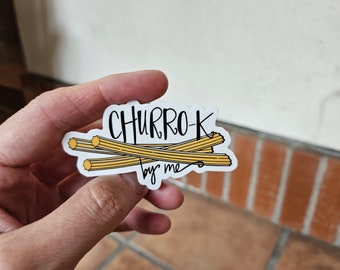 Churro-K Vinyl Decal: Sweet Cinnamon Sugar Treat Sticker for Water Bottles, Laptops & Encouragement
