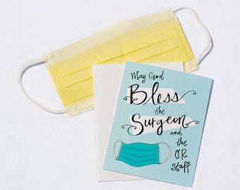 Surgeon Appreciation Greeting Card: Heartfelt Medical Gift for Doctors, Operating Room Professionals