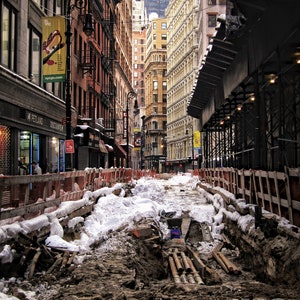 Nassau Street Under Construction
