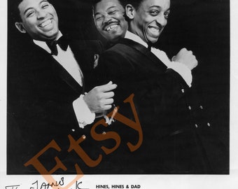 Hines, Hines & Dad Signed Glossy (reproduction)