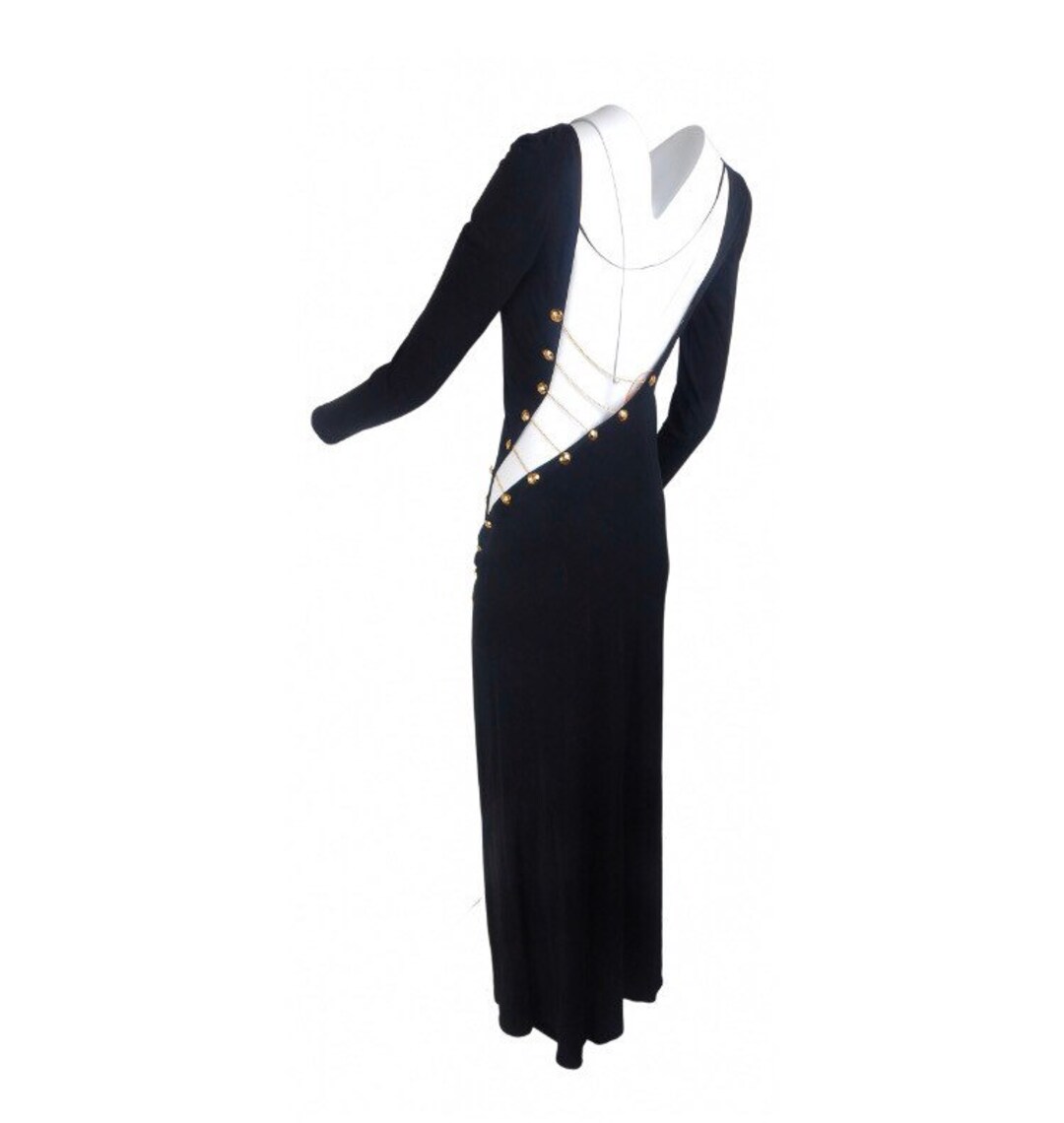 EMILIO PUCCI★素敵！Contrast Belted Black/Blue Dress EMILIO PUCCI☆素敵！Contrast Belted Black/Blue Dress
