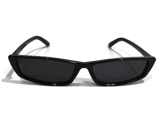 Black Club Kid Sunglasses | Vintage Style Sunglasses | 90s 1990s Festival Soft Grunge