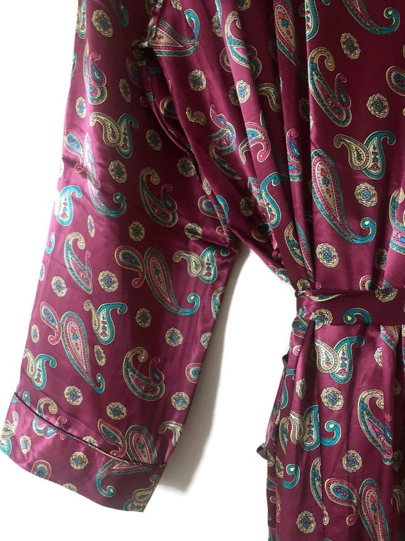 Robe + Pyjamas | Mens Unisex | Paisley Red Smokin… - image 6