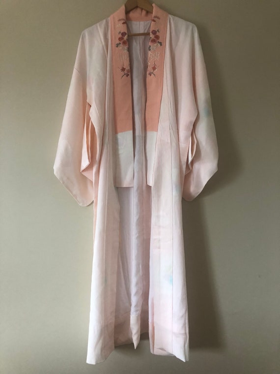 Pink Silk Kimono | Vintage Kimono | Antique 1930s