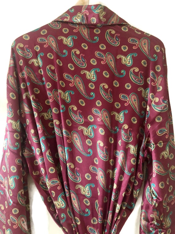 Robe + Pyjamas | Mens Unisex | Paisley Red Smokin… - image 5