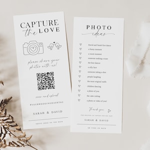 Wedding Photo Hunt Card, bewerkbare moderne Scavenger Wedding Photo-spel, Capture the Love Wedding-spel, Jettemplate