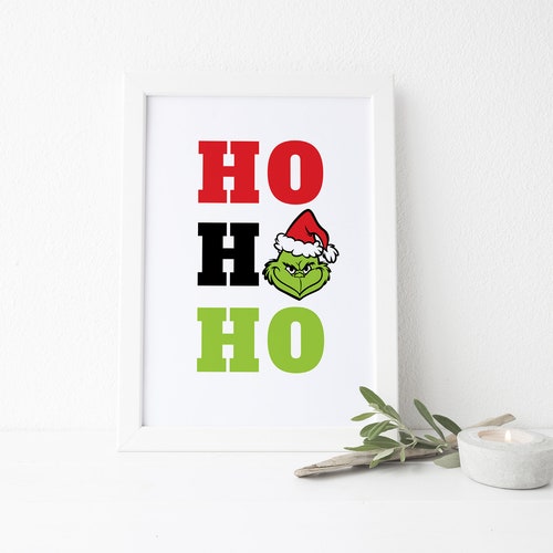 Grinch Christmas Digital Print - Etsy