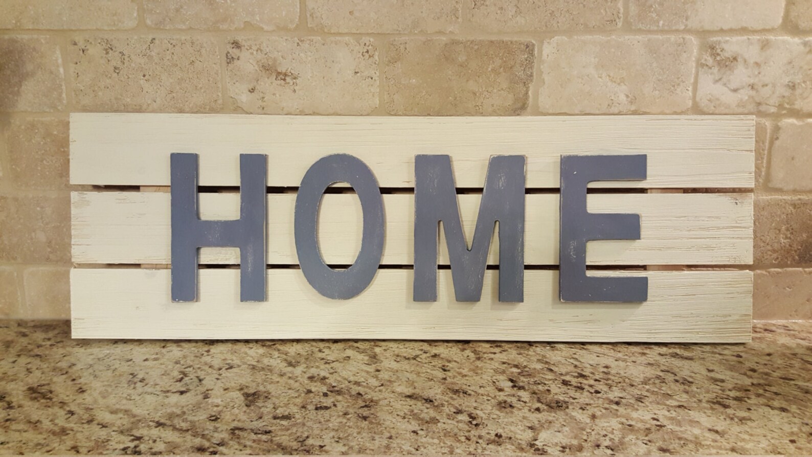 Rustic wood home letters sign Etsy
