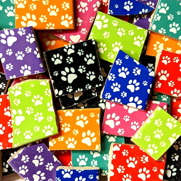 Dog Paw Tiles - Etsy