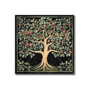 William Morris Tree Of Life Design Ceramic Tile Art Nouveau Kitchen Accent Backsplash Patterned Tile Art Nouveau Bathroom Tile Free Shipping