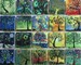 Funky Trees Tree Art Designs Mosaic Tile Pieces - Ceramic Mosaic Tiles - 36 Pieces Of Mixed Decorative Tiles - Mosaic Supplies Jewelry Tiles 