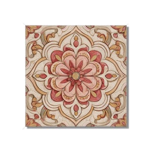 Pink Cream Vintage Design Ceramic Tile Decorative Pink Kitchen Backsplash Tile Pink Bathroom Wall Tiles Decorative Pink Fireplace Tile