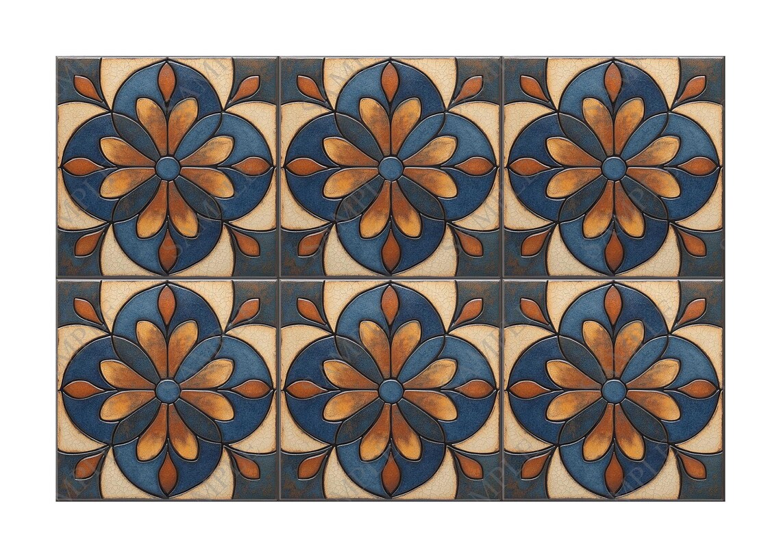 Unique Color Tile Multi Colored Ceramic Tile - Kitchen Backsplash Tile - Bathroom Tile ...