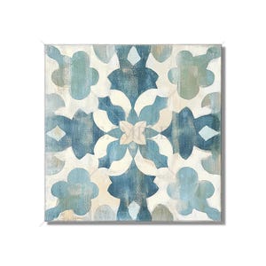 Aged Blue Green Ceramic Tile Vintage Aged Design Tile Unique Patterned Kitchen Backsplash Tile Unique Bathroom Tile Blue Green Accent Tiles
