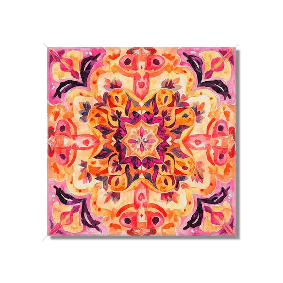 Multi Colored Bright Colors Patterned Ceramic Tile Kitchen Backsplash Tile Bright Bathroom Wall Tile Bright Colors Patterned Ceramic Tile