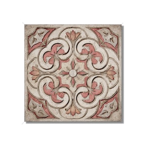 Pink And Beige Ceramic Tile Decorative Pink Kitchen Backsplash Tile Vintage Design Bathroom Wall Tiles Decorative Ceramic Tile